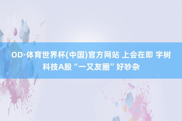 OD·体育世界杯(中国)官方网站 上会在即 宇树科技A股“一又友圈”好吵杂