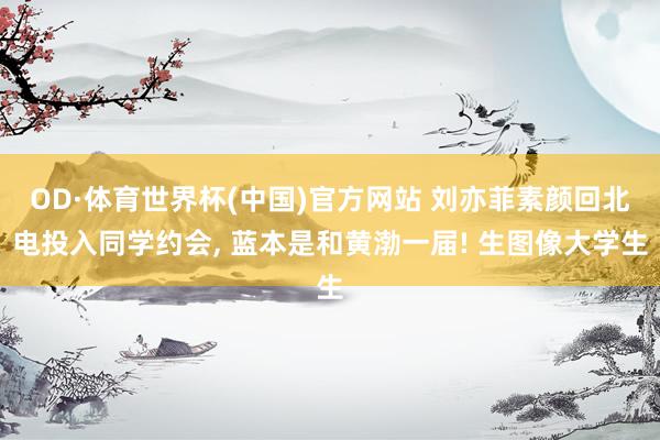 OD·体育世界杯(中国)官方网站 刘亦菲素颜回北电投入同学约会， 蓝本是和黄渤一届! 生图像大学生