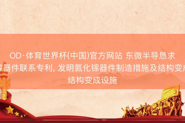 OD·体育世界杯(中国)官方网站 东微半导恳求氮化镓器件联系专利， 发明氮化镓器件制造措施及结构变成设施